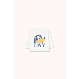 NEW TINYCOTTONS kid's tiny dog graphic baby tee in off-white